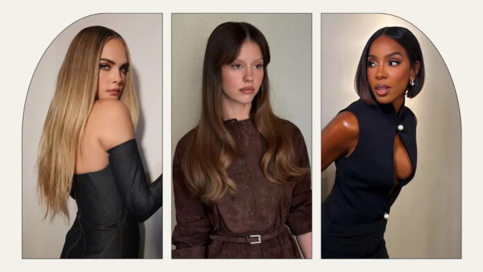 окраска волос девушки