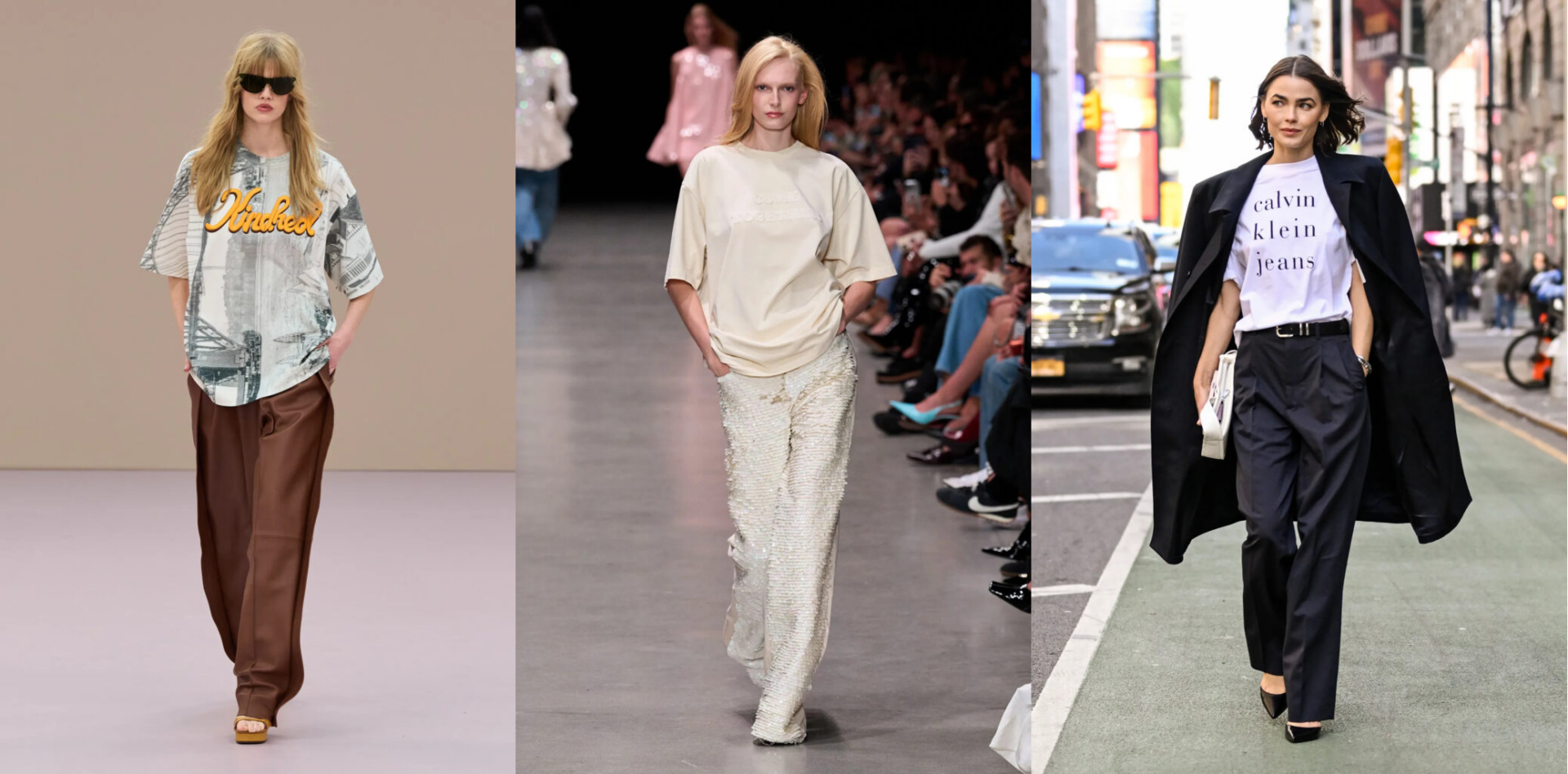 футболка и брюки